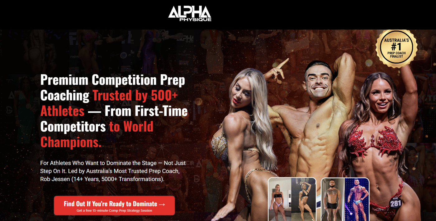 Alpha Physique Coaching live site