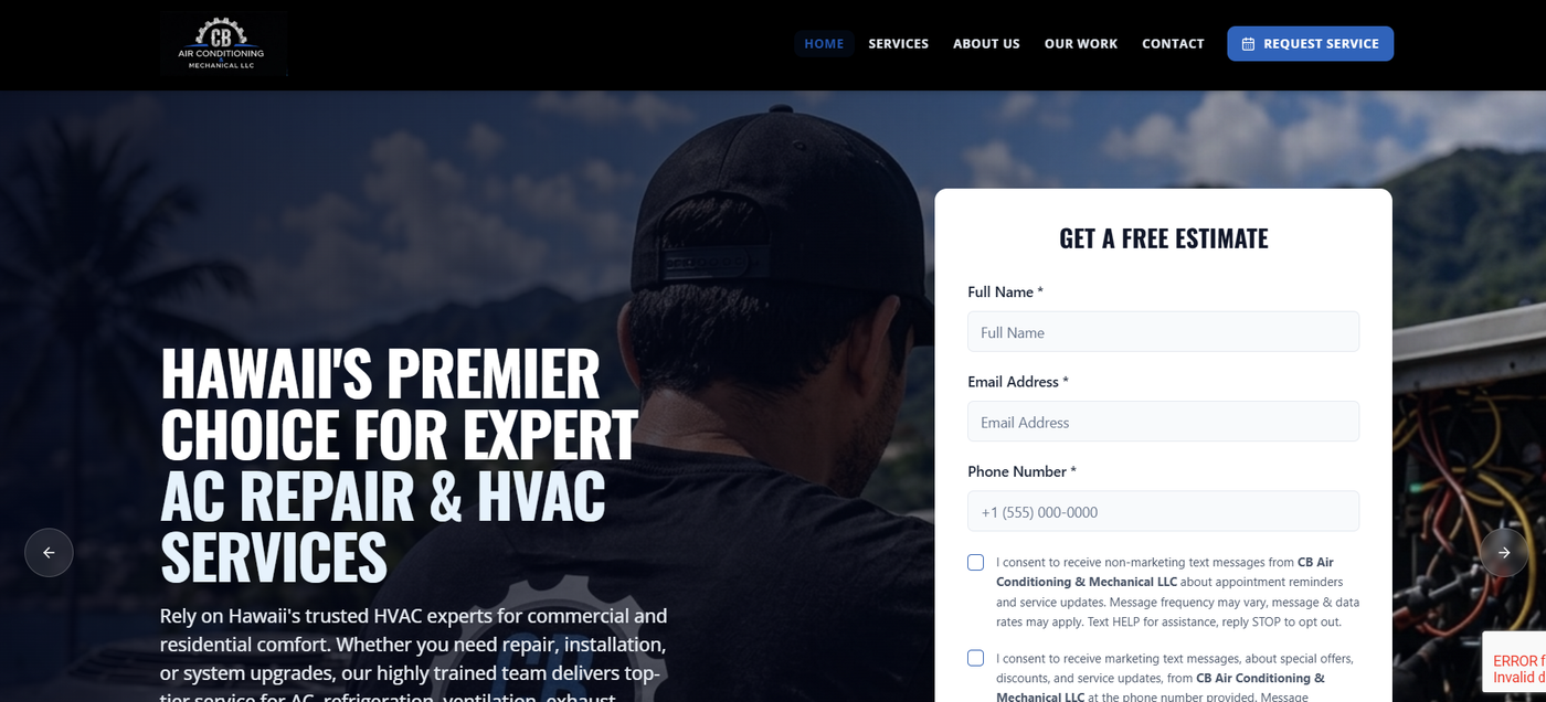 CBAC Mechanical live site