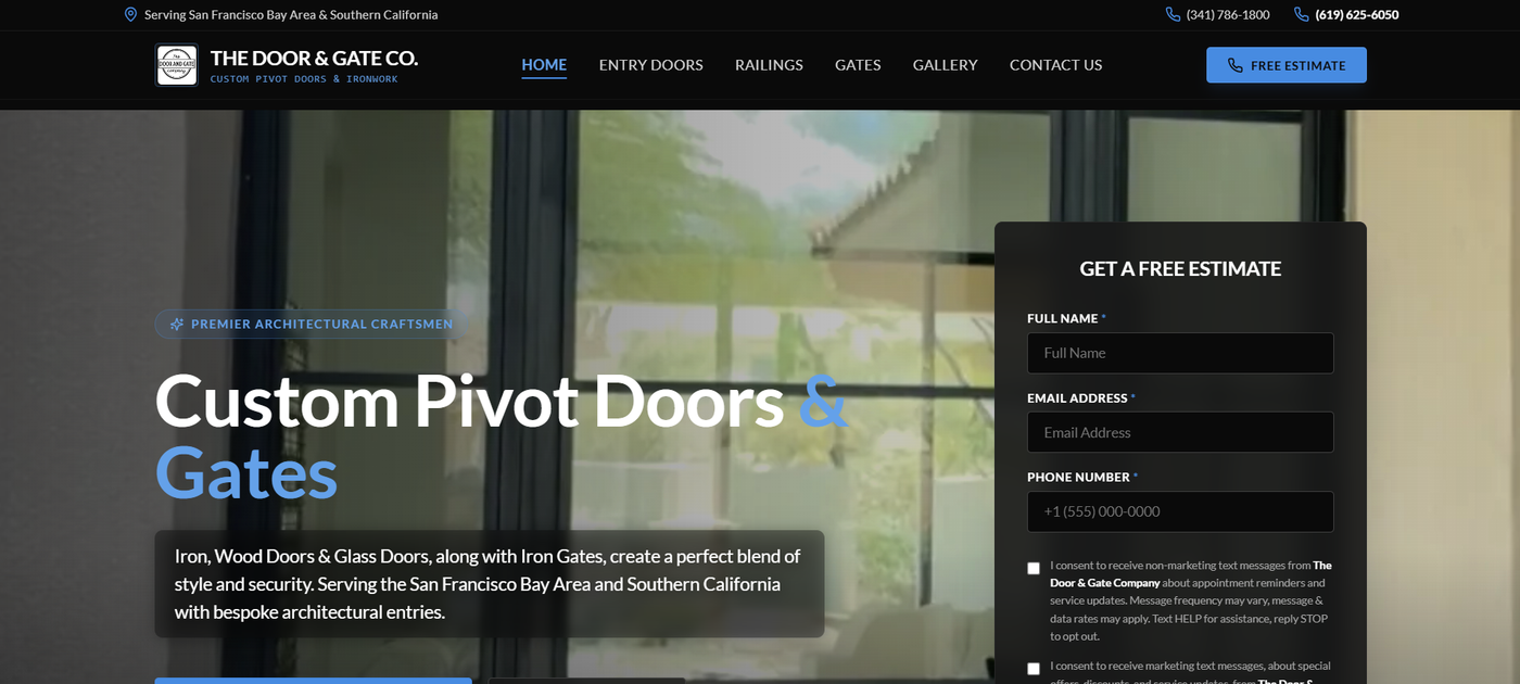 The Door & Gate Co live site