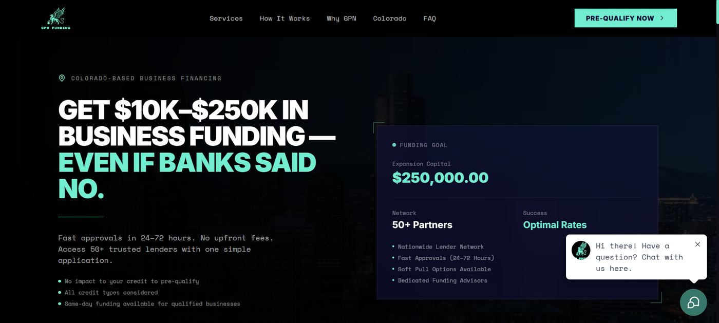GPN Funding live site