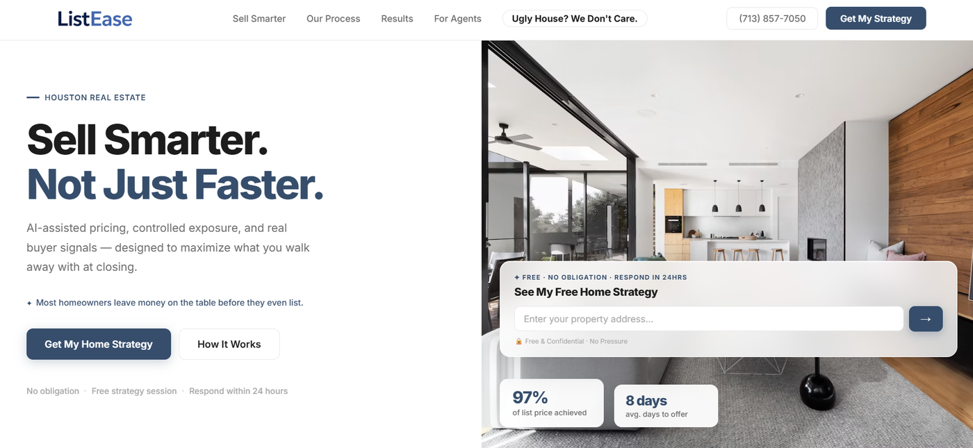 ListEase live site