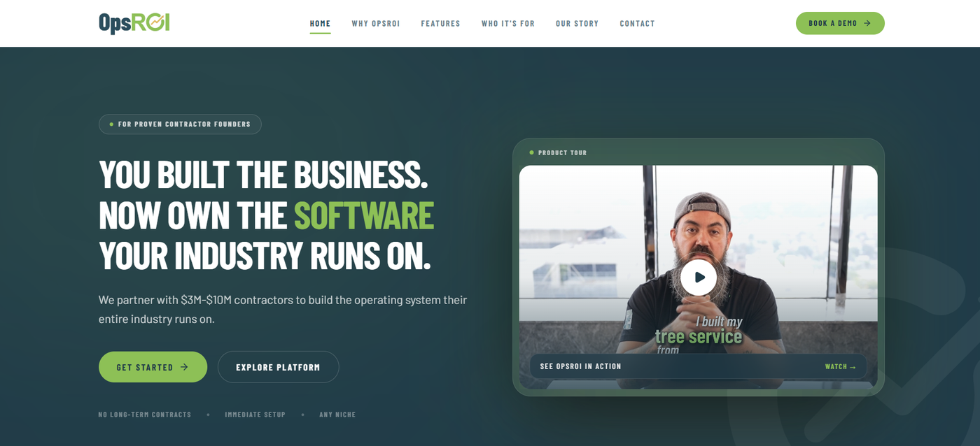 OpsROI live site